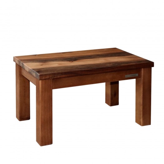 ECO footstool walnut natural oiled, 40,5 x 26 x 24 cm