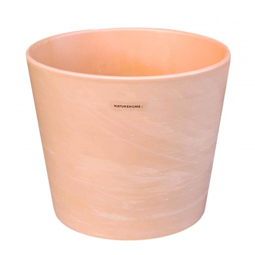 Ceramic flower pot with a terracotta look, Ø 23.5 cm
