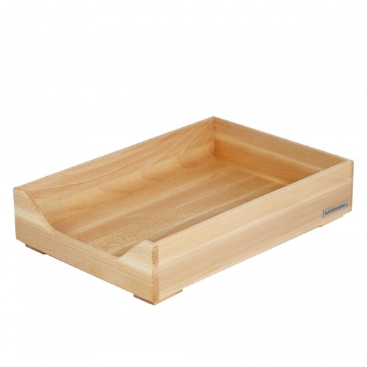 ECO letter tray beech wood A4 natural oiled