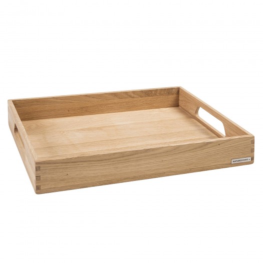NH-B wooden tray oak, 50 x 35,5 x 7 cm