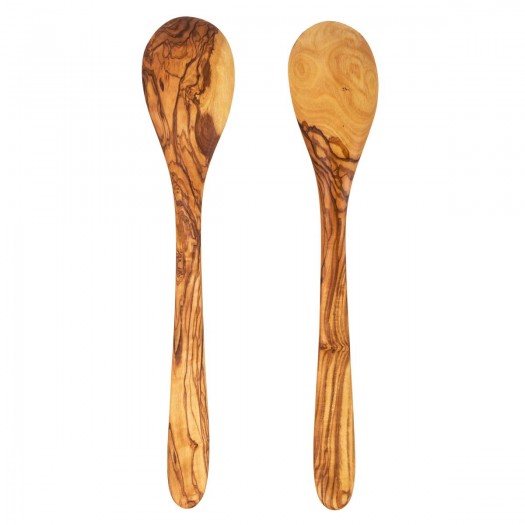 Salad cutlery made of olive wood 30 cm
