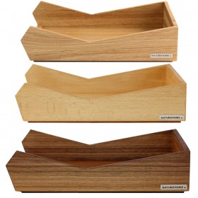 SKRIPT paper tray 35 x 25 x 8 cm, div. sorts of wood