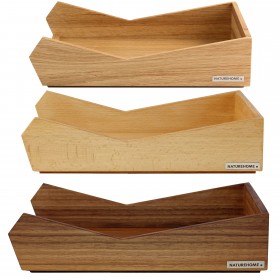 SKRIPT paper tray 35 x 25 x 8 cm, div. sorts of wood