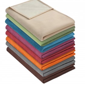 Blanket IDA organic cotton, 140 x 200 cm, div. colors