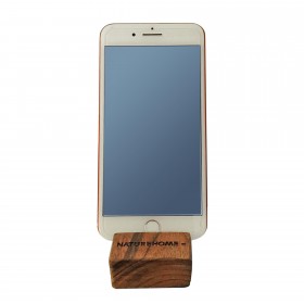 Cell phone holder Walnut 8 x 5 x 2.5 cm