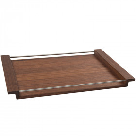 NH-M wooden tray walnut, 64,5 x 43 cm