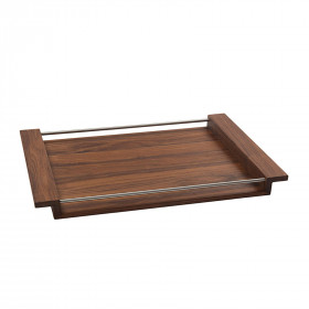 NH-M wooden tray walnut, 54,5 x 36,5 cm