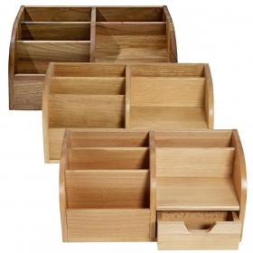 CLASSIC Office Butler desktop-organizer, div. sorts of wood