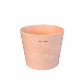 Ceramic flower pot with a terracotta look, Ø 11.5 cm