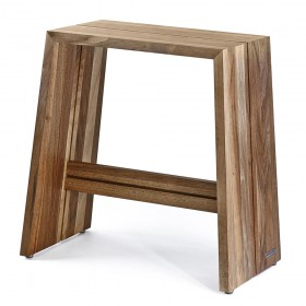 Design stool solid walnut wood naturally oiled
