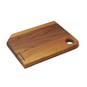 wooden Chopping board with hole (eggholder) 26 x 20 cm Walnut wood