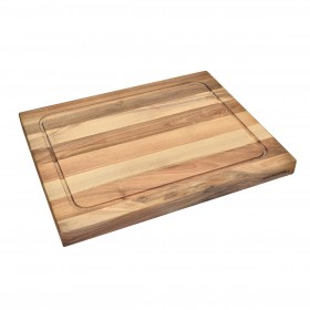 Cutting board with walnut juice groove on both sides, 50 x 40 x 4 cm