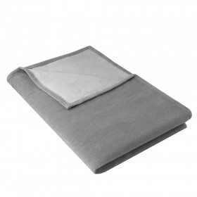 Blanket IDA organic cotton, 140 x 200 cm, slate grey