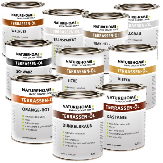 Terrassen-Öl Holzöl für Außenbereich 750 ml, div. Farben