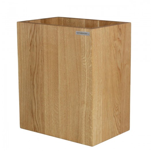 Papierkorb CLASSIC Nussbaum-Holz Natur geölt