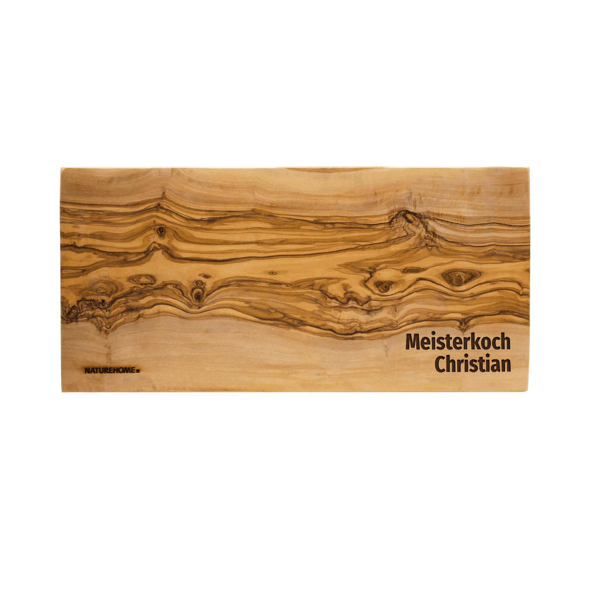 Olivenholz Schneidebrett, 35 x 18 - Design by NATUREHOME | NATUREHOME