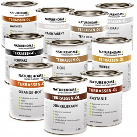 Terrassen-Öl Holzöl für Außenbereich 750 ml, div. Farben