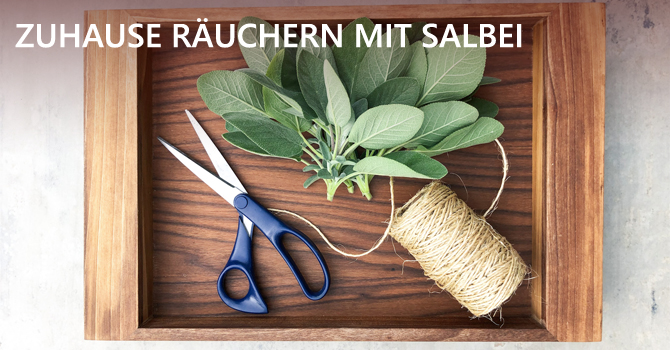Anleitung für Salbei-Räucher-Büschel